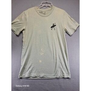 Jetty Men Tshirt‎ Draw Your Own Line Cream Size M Short Sleeves